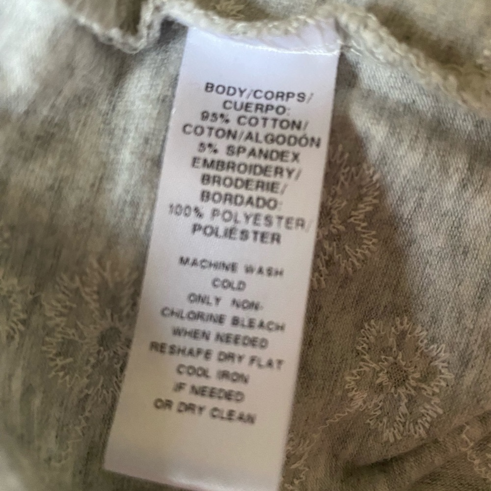 Embroidered Flutter Tee - image 8